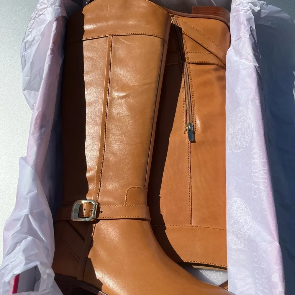 New Vince Camuto Women's Amanyir Riding Knee High Boot Fashion - Picture 13 of 16